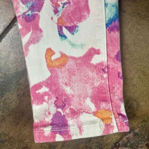Levi's Watercolor Floral Ankle Length Denim Skinny Legging 31 - Picture 11 of 11